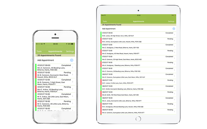Checking Booked Work with Arb Work App